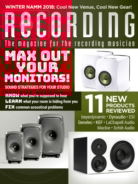 Recording-Magazine March 01, 2018 Issue Cover