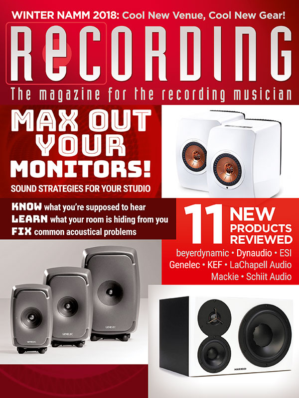 Recording-Magazine March 01, 2018 Issue Cover