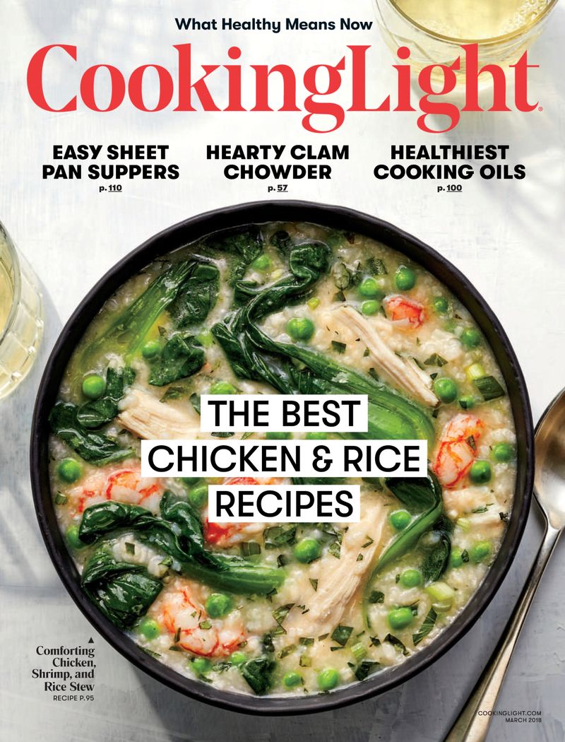 Cooking-Light March 01, 2018 Issue Cover