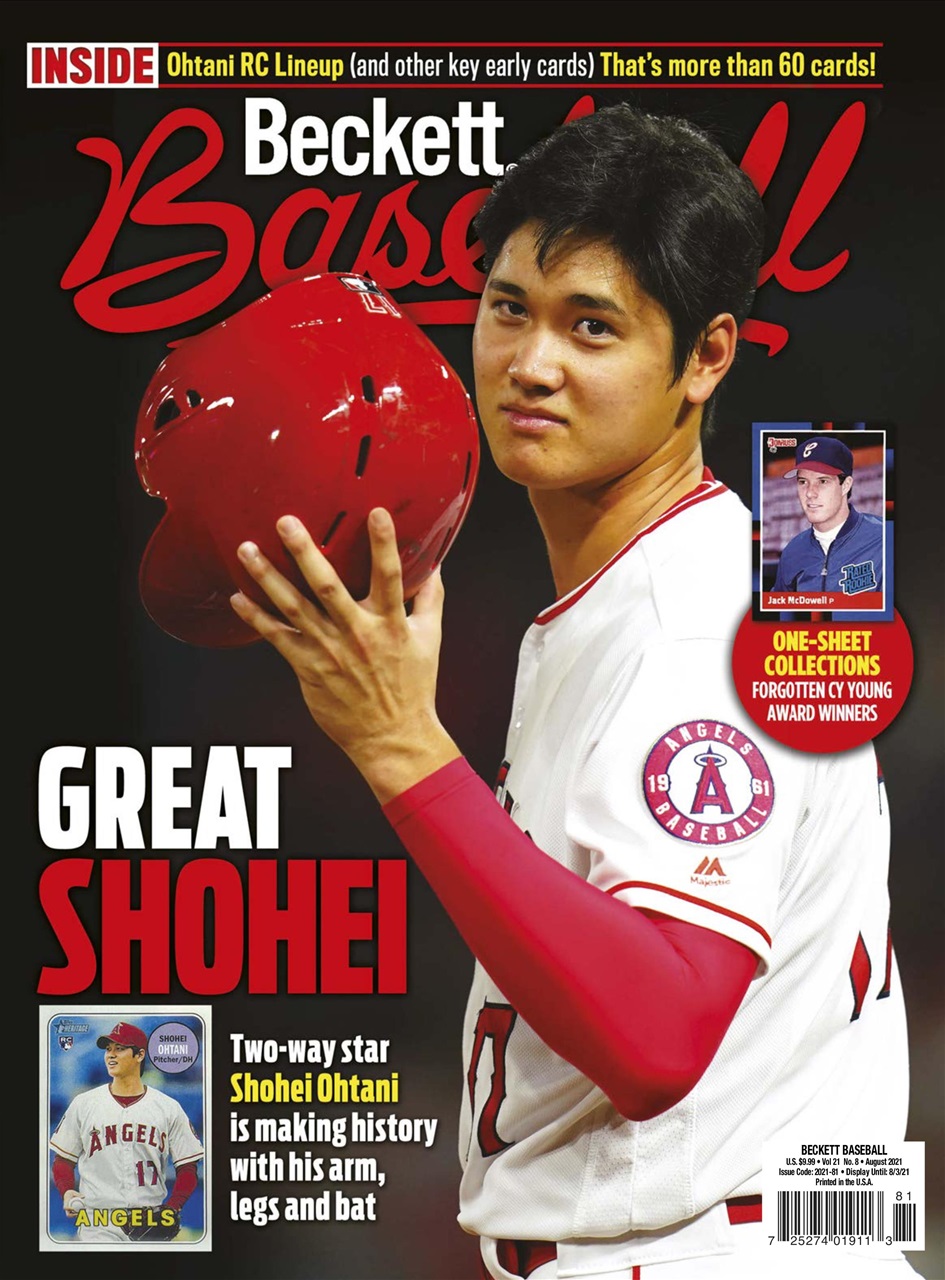 Beckett-Baseball August 01, 2021 Issue Cover