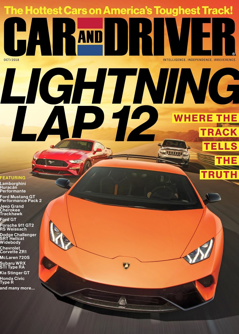 car-and-driver October 01, 2018 Issue Cover