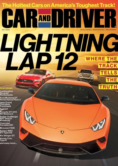Car And Driver October 01, 2018 Issue Cover