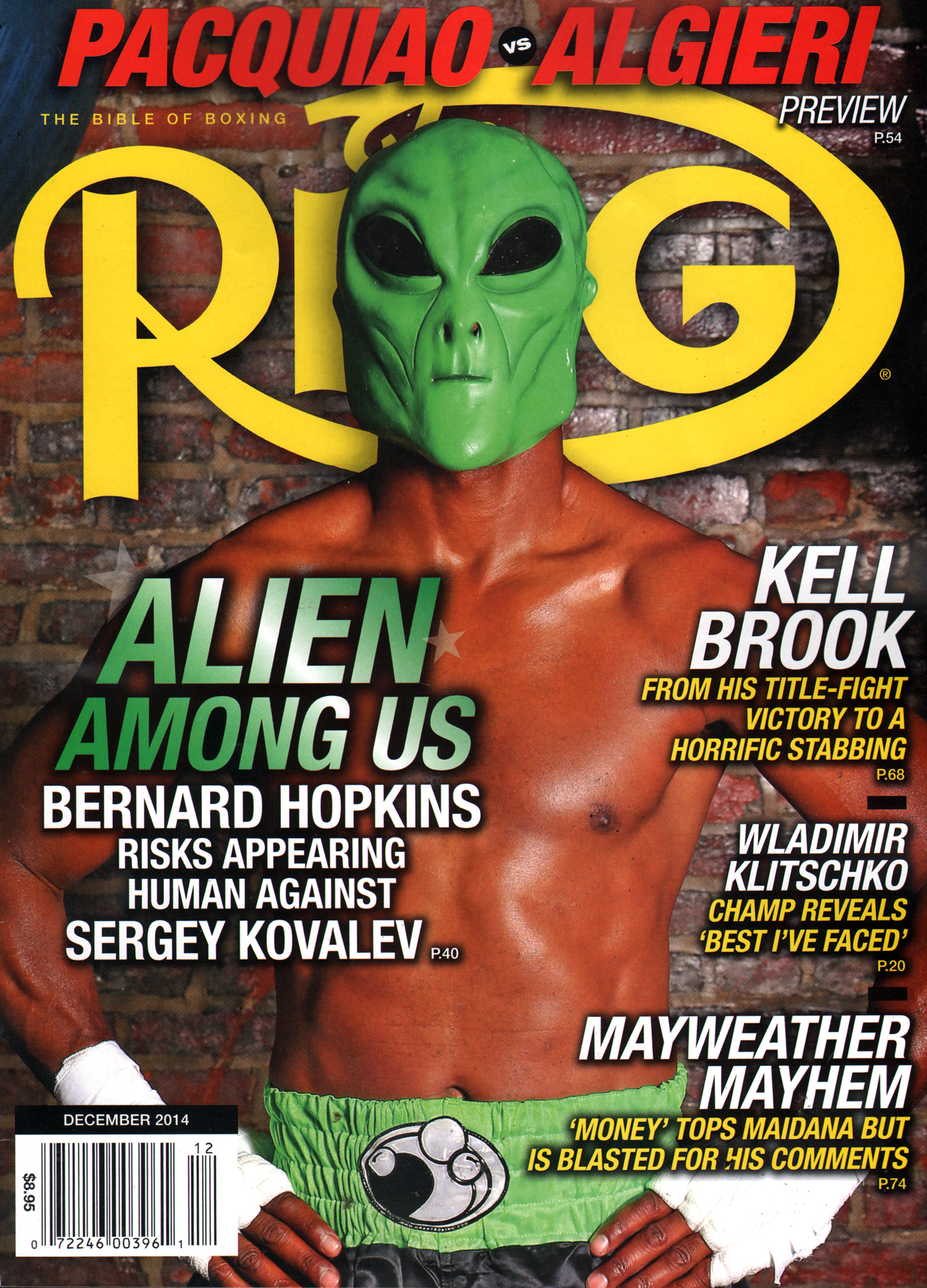 The-Ring December 01, 2014 Issue Cover