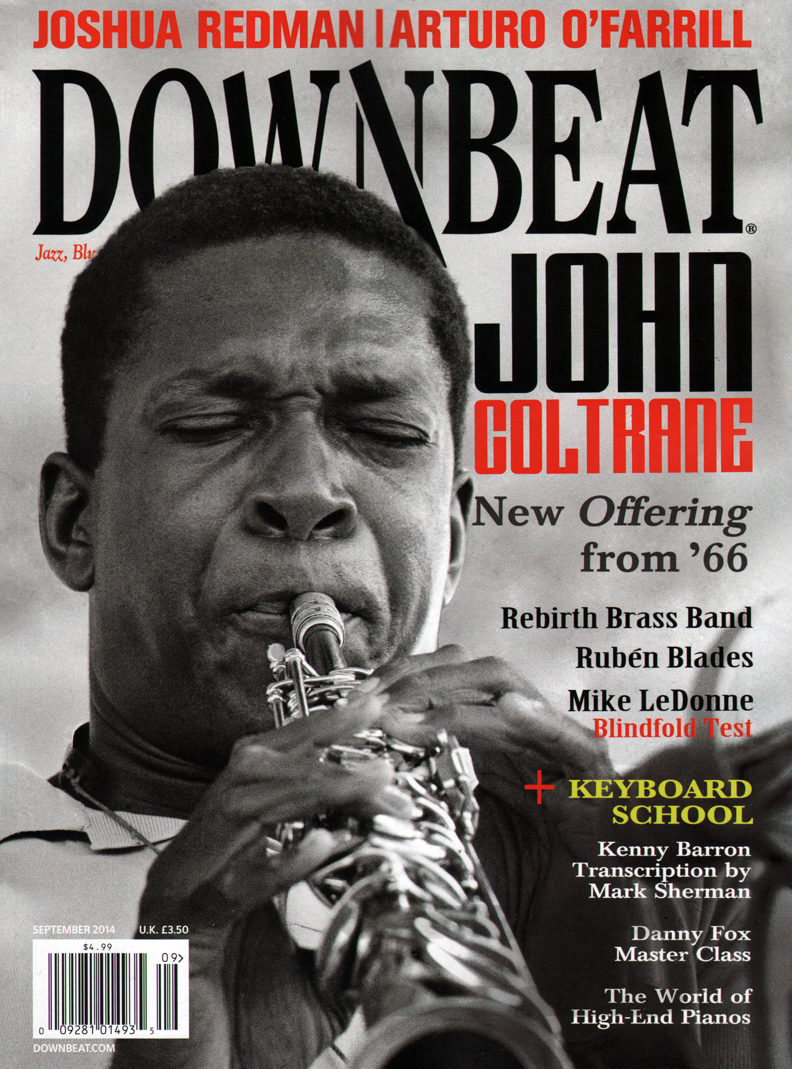 DownBeat September 01, 2014 Issue Cover
