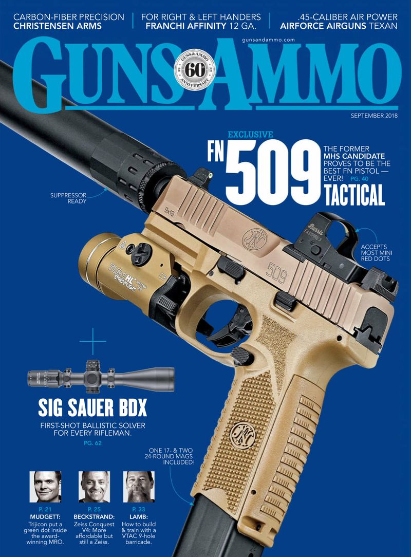 Guns-and-Ammo September 01, 2018 Issue Cover