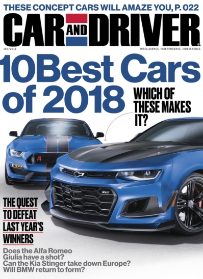 Car And Driver January 01, 2018 Issue Cover