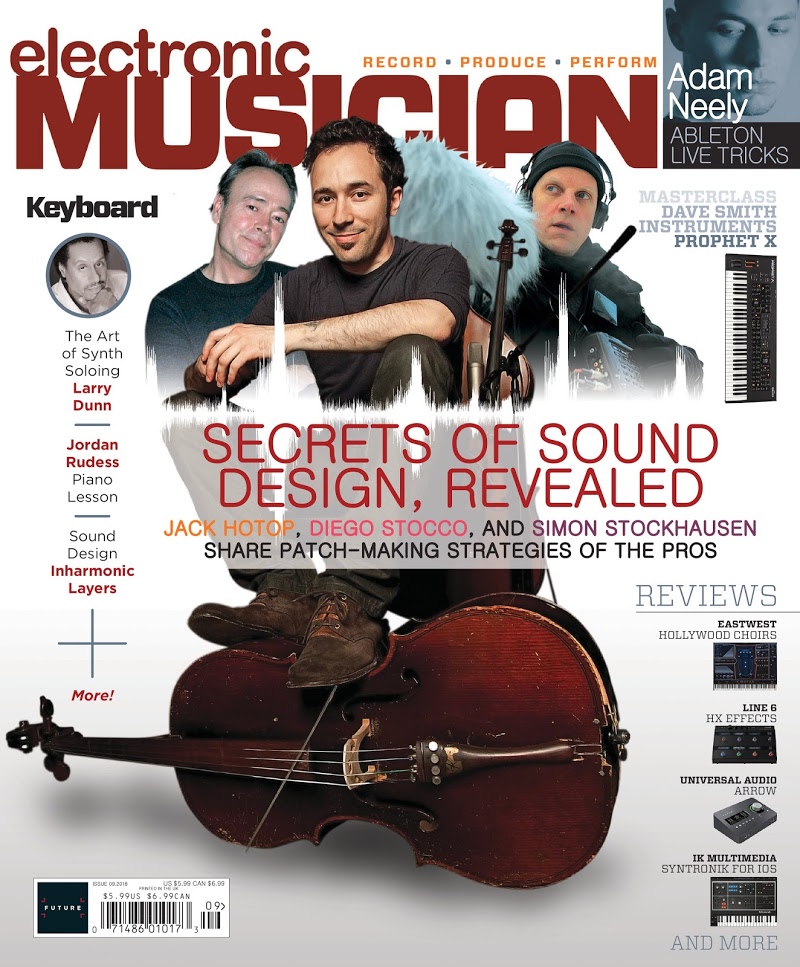 Electronic-Musician September 01, 2018 Issue Cover