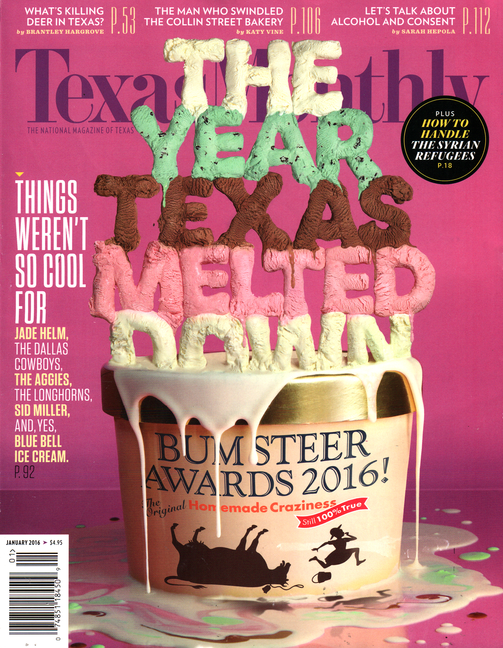 Texas-Monthly January 01, 2016 Issue Cover
