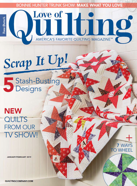 Fons-and-Porters-Love-of-Quilting January 01, 2019 Issue Cover