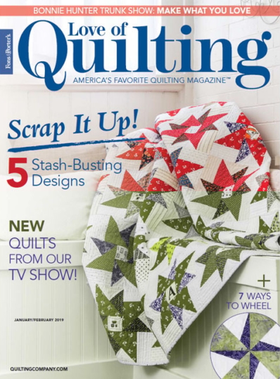 Fons & Porter's Love of Quilting January 01, 2019 Issue Cover