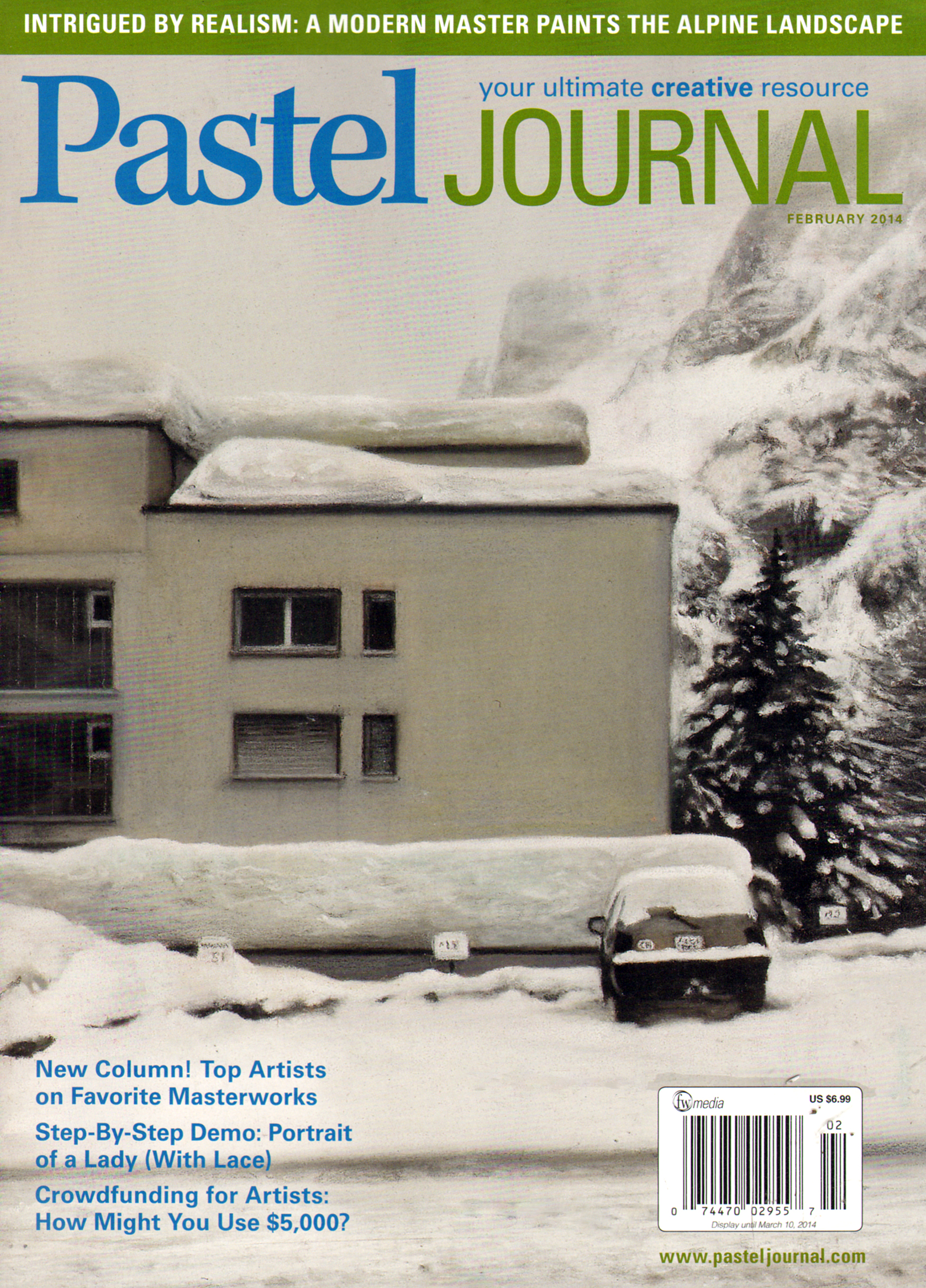 Pastel-Journal February 01, 2014 Issue Cover