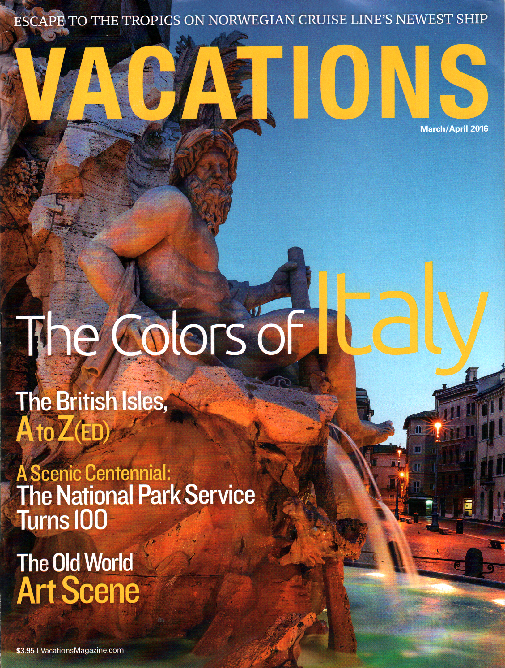 Vacations March 01, 2016 Issue Cover