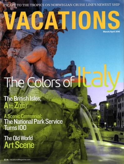 Vacations March 01, 2016 Issue Cover