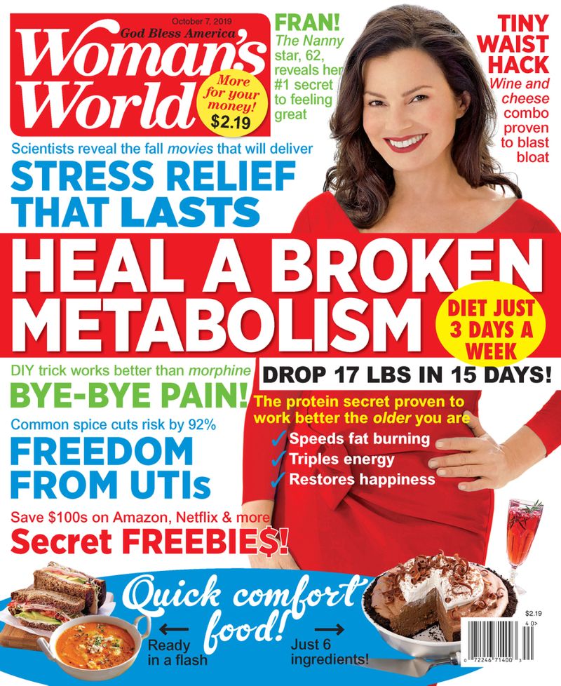 Womans-World October 07, 2019 Issue Cover