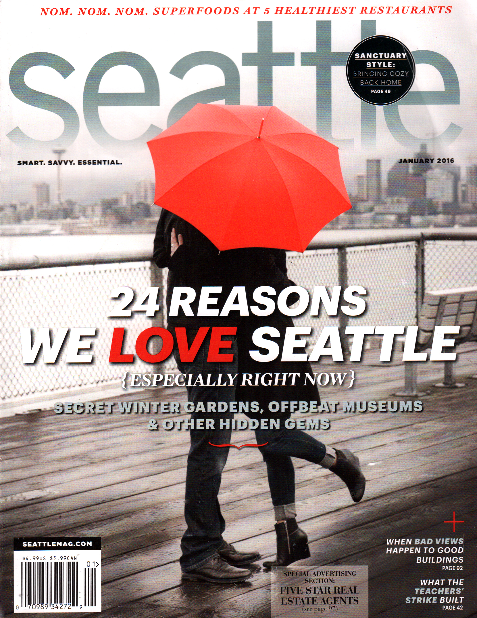 Seattle-Magazine January 01, 2016 Issue Cover