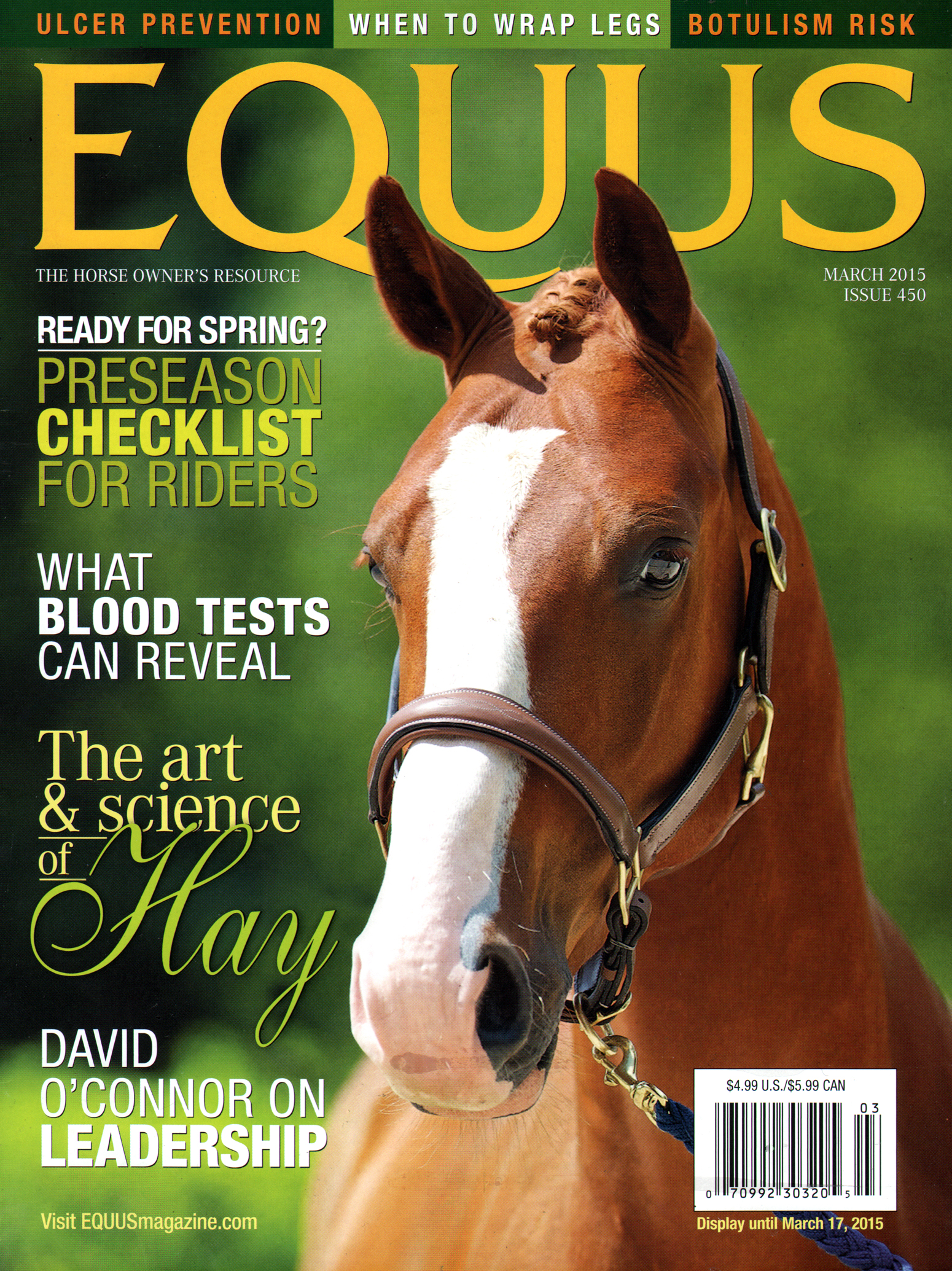 Equus March 01, 2015 Issue Cover