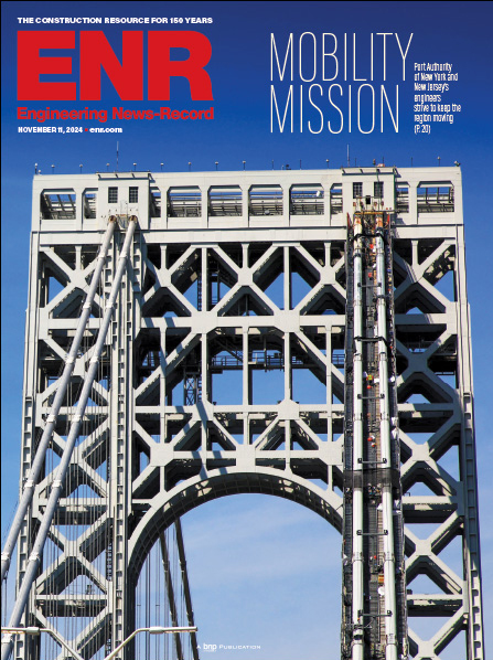 Engineering-News-Record November 11, 2024 Issue Cover