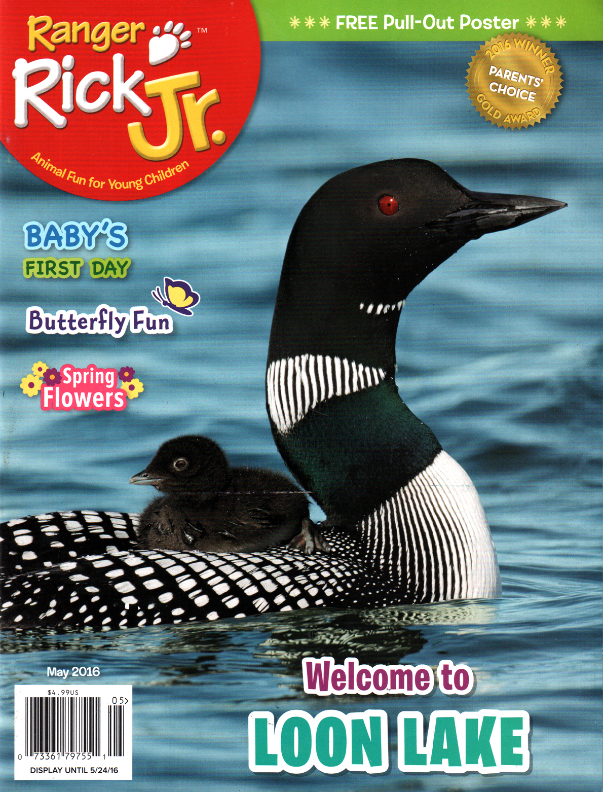 Ranger-Rick-Jr May 01, 2016 Issue Cover