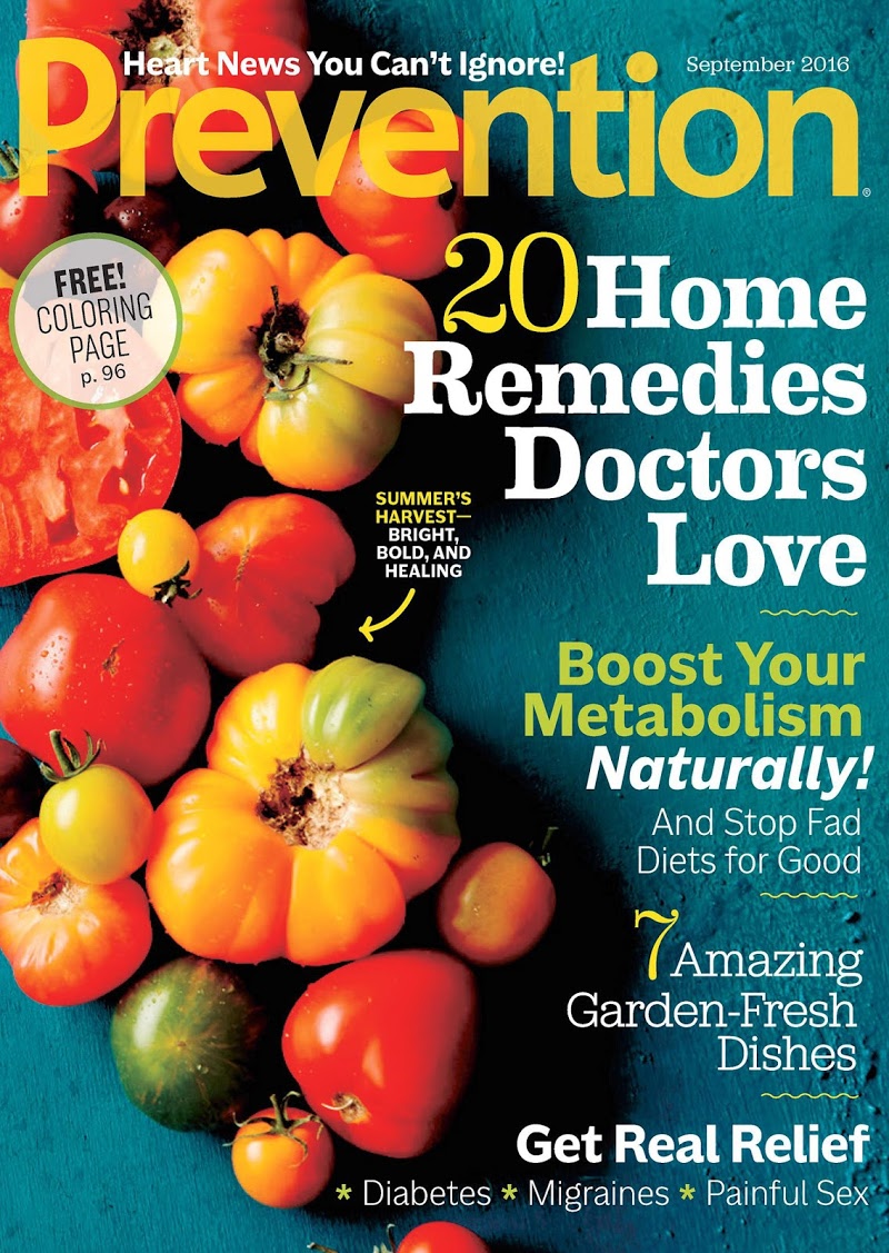 Prevention September 01, 2016 Issue Cover