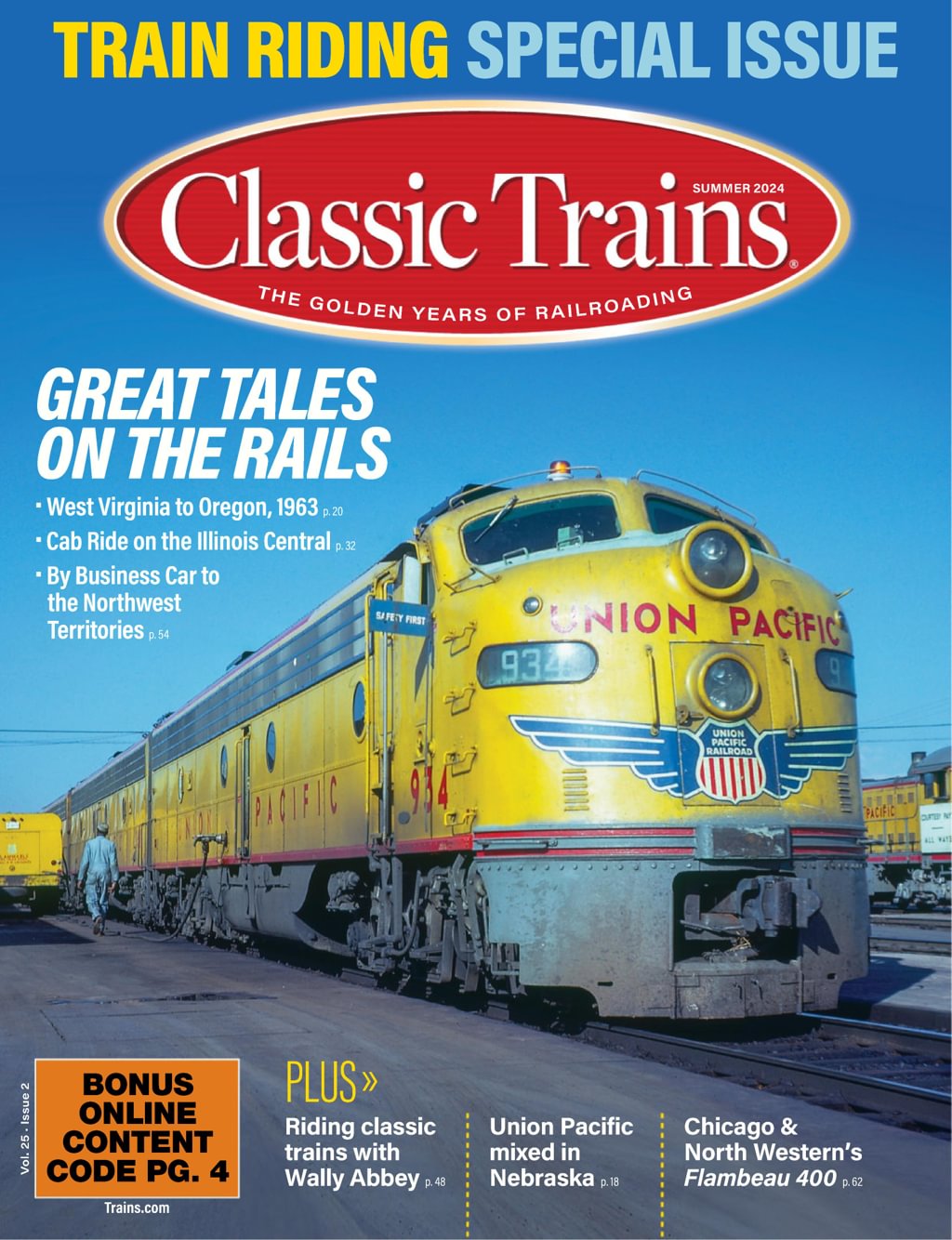 Classic-Trains June 01, 2024 Issue Cover