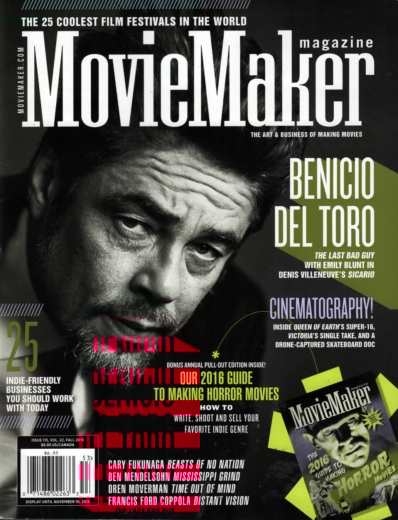Moviemaker Magazine September 01, 2015 Issue Cover