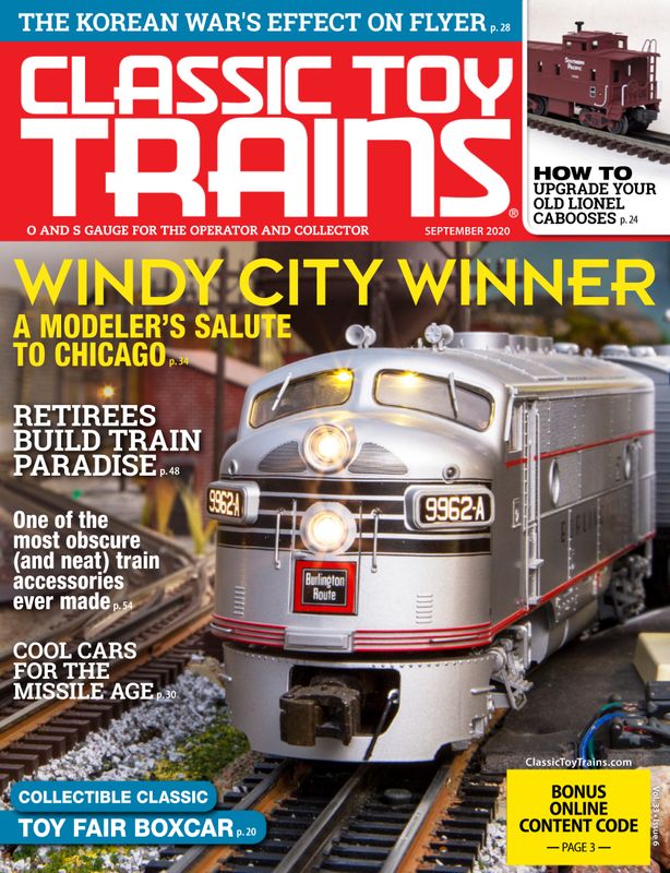 Classic-Toy-Trains September 01, 2020 Issue Cover