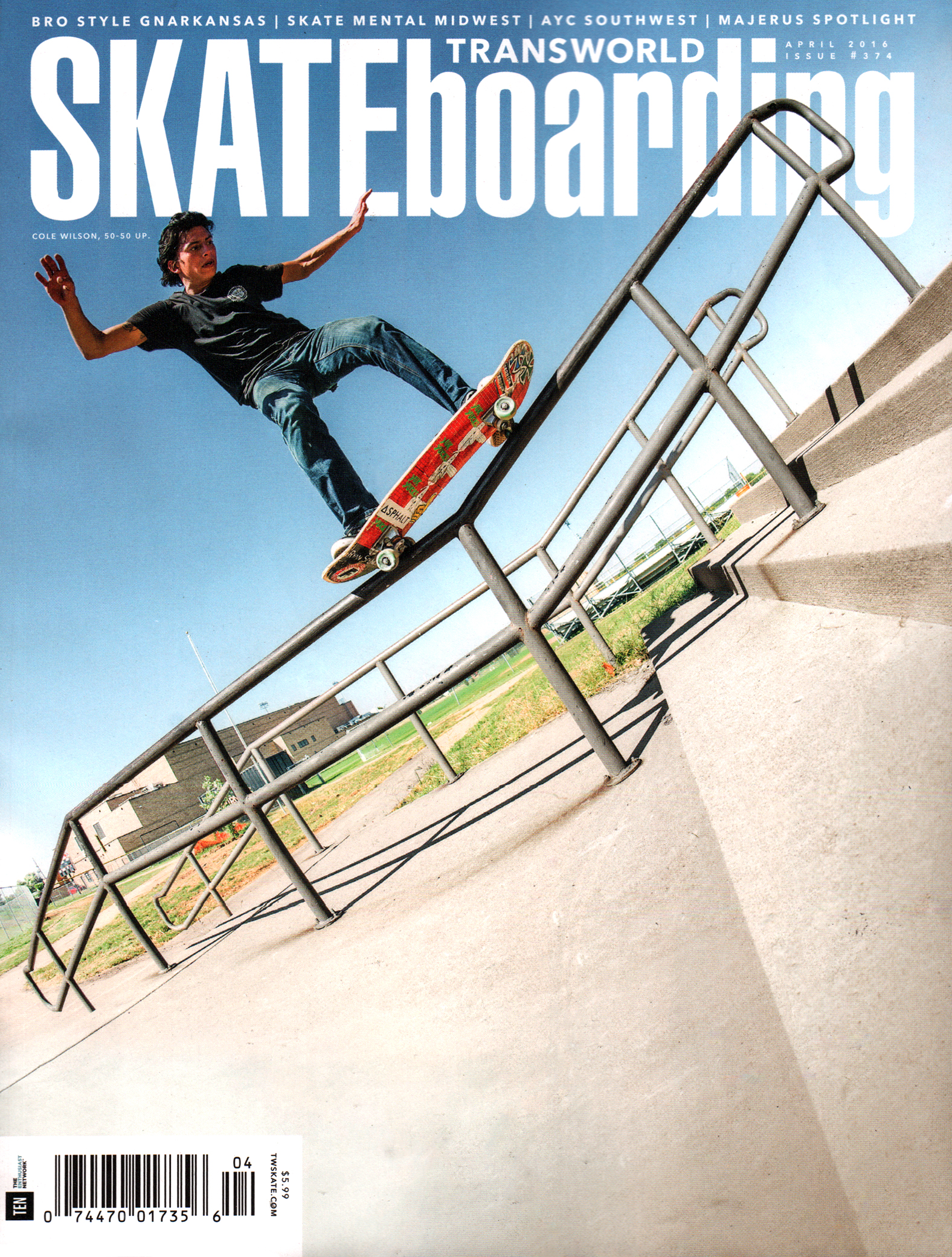 Transworld-SKATEboarding April 01, 2016 Issue Cover