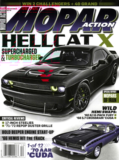 Mopar Action December 01, 2015 Issue Cover