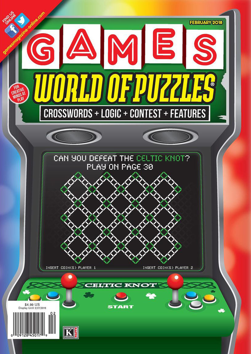 Games-World-of-Puzzles February 01, 2018 Issue Cover