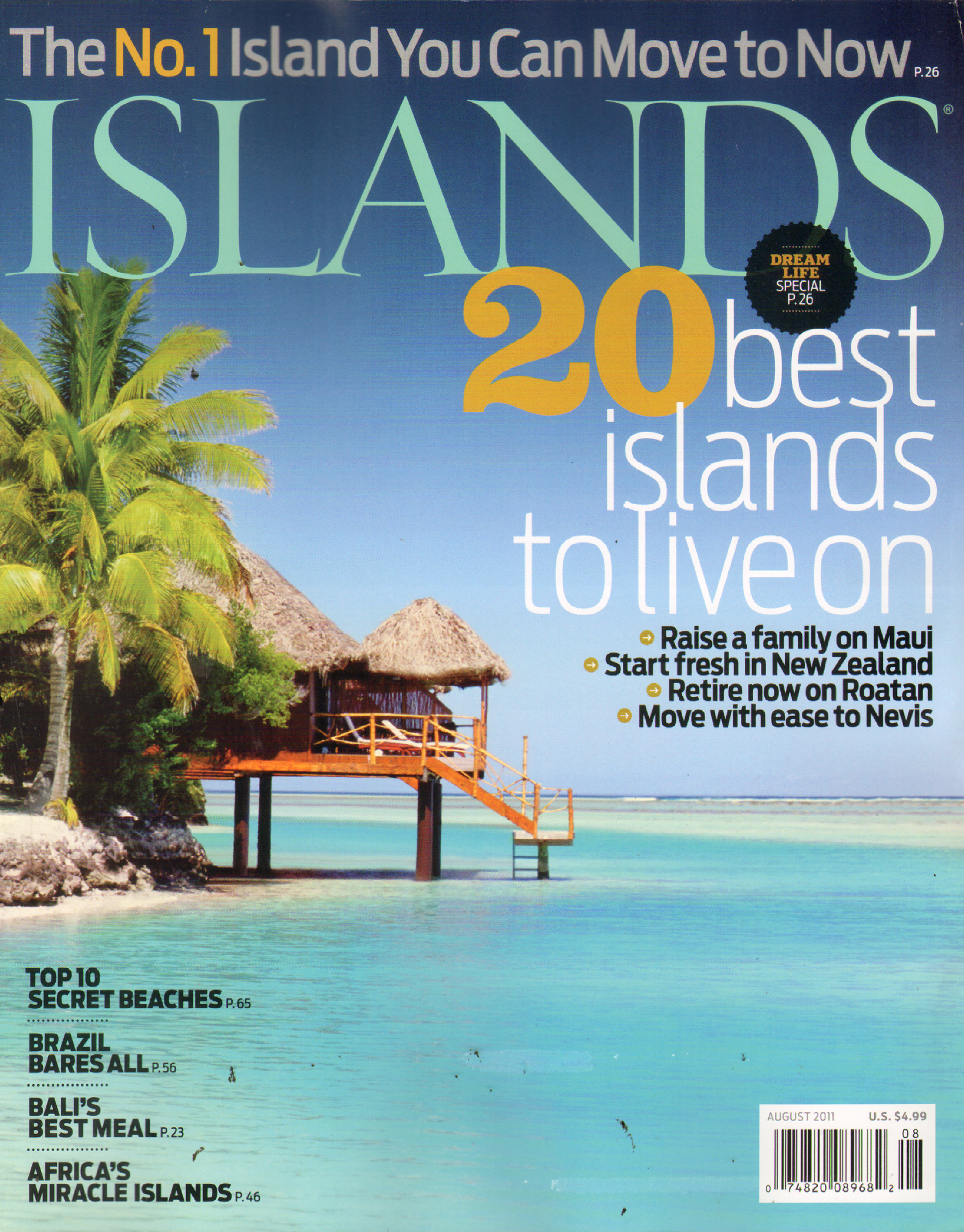 Islands August 01, 2011 Issue Cover
