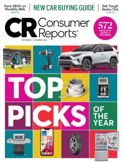Consumer Reports November 01, 2025 Issue Cover