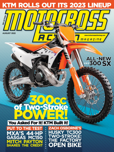 Motocross-Action August 01, 2022 Issue Cover