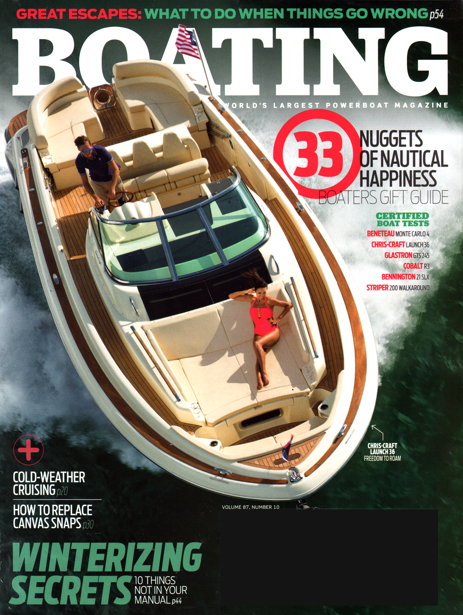 Boating November 01, 2014 Issue Cover