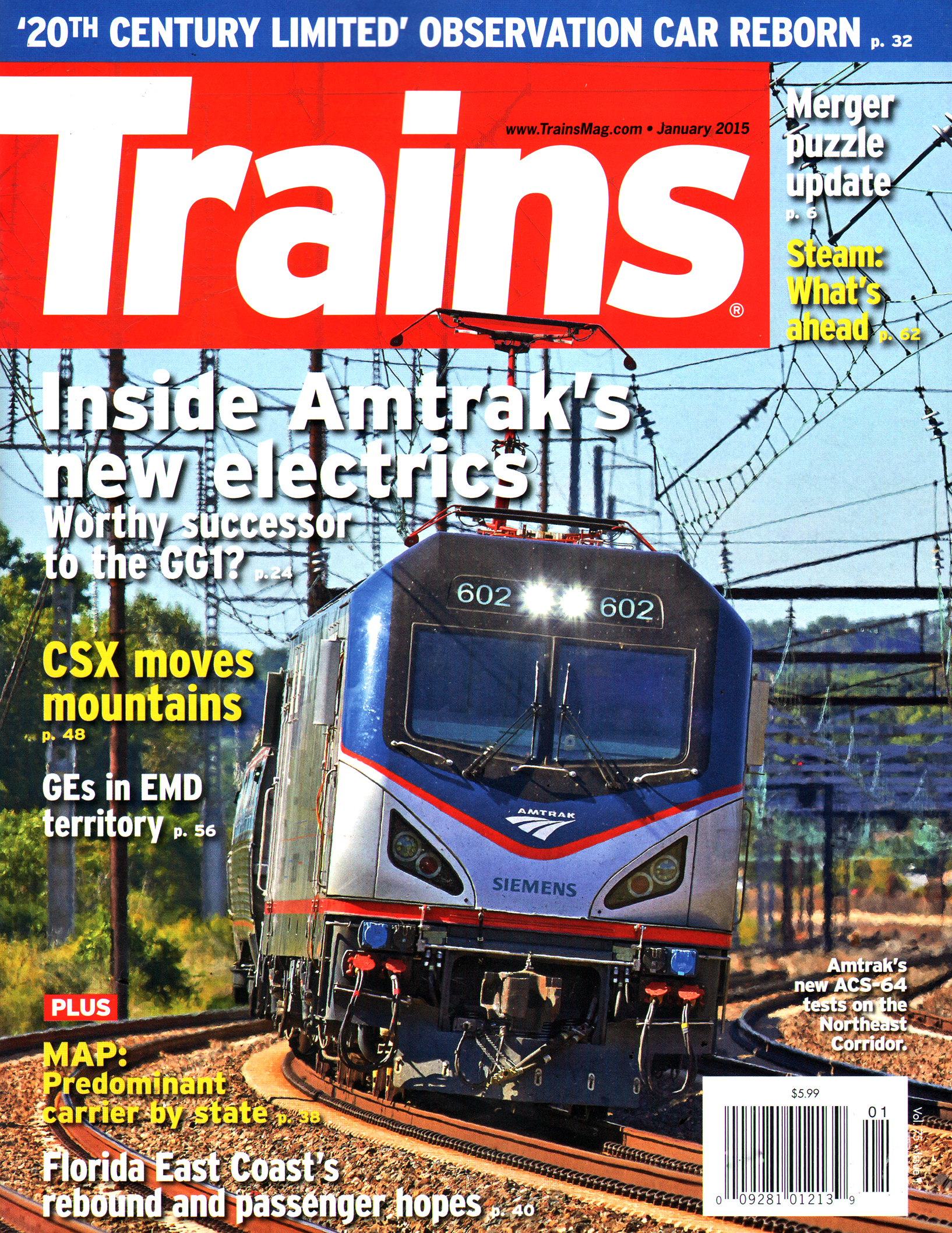 Trains January 01, 2015 Issue Cover
