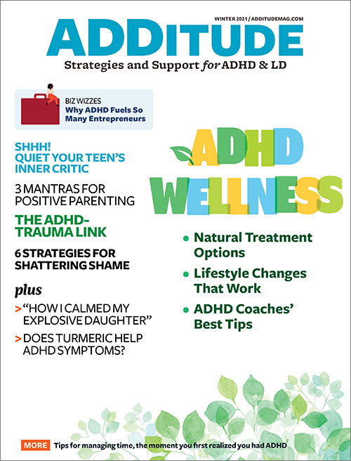 ADDitude December 01, 2021 Issue Cover