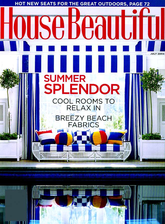 House-Beautiful July 01, 2004 Issue Cover