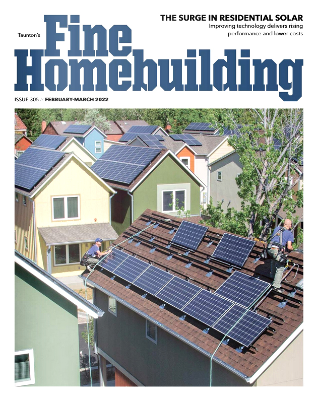 Fine-Homebuilding February 01, 2022 Issue Cover