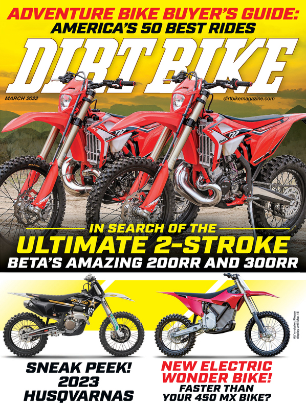 Dirt-Bike March 01, 2022 Issue Cover