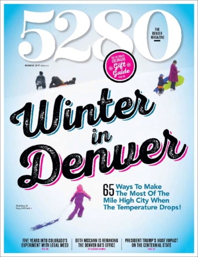 5280 Magazine November 01, 2017 Issue Cover