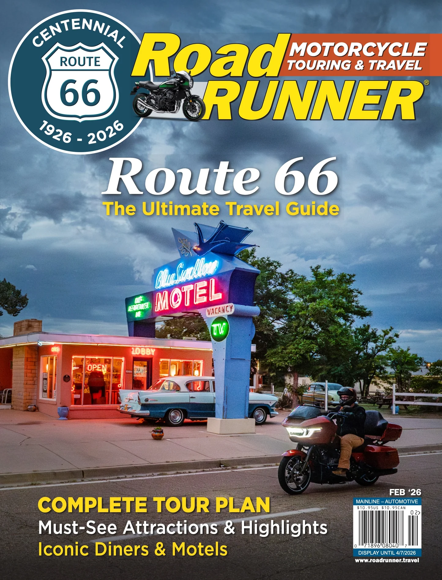 Road RUNNER Motorcycle & Touring February 01, 2026 Issue Cover