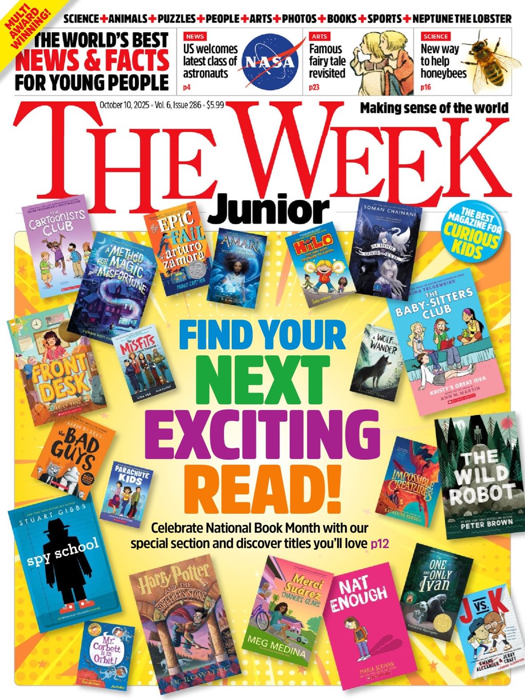 The Week Junior October 10, 2025 Issue Cover