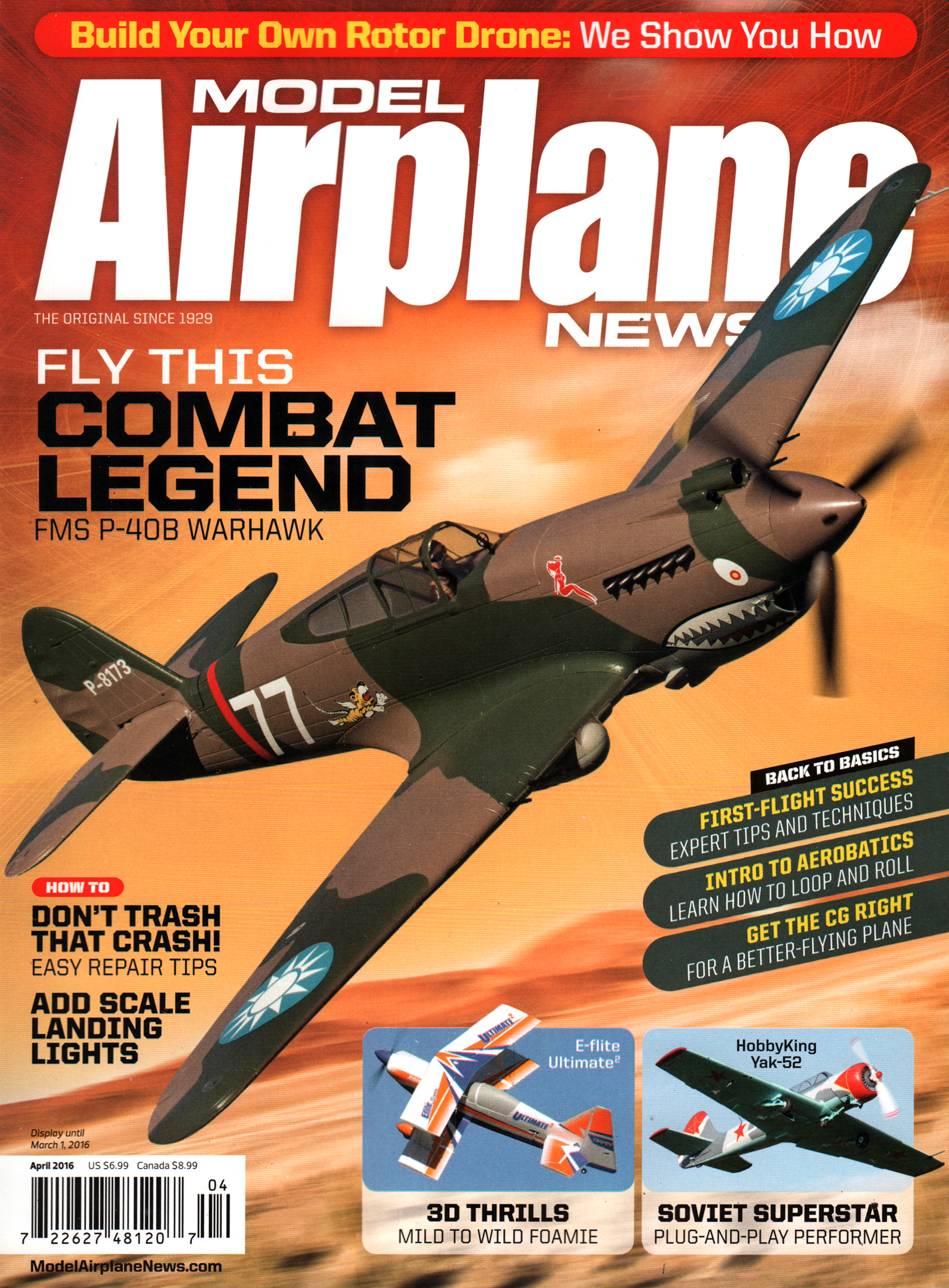 Model-Airplane-News April 01, 2016 Issue Cover