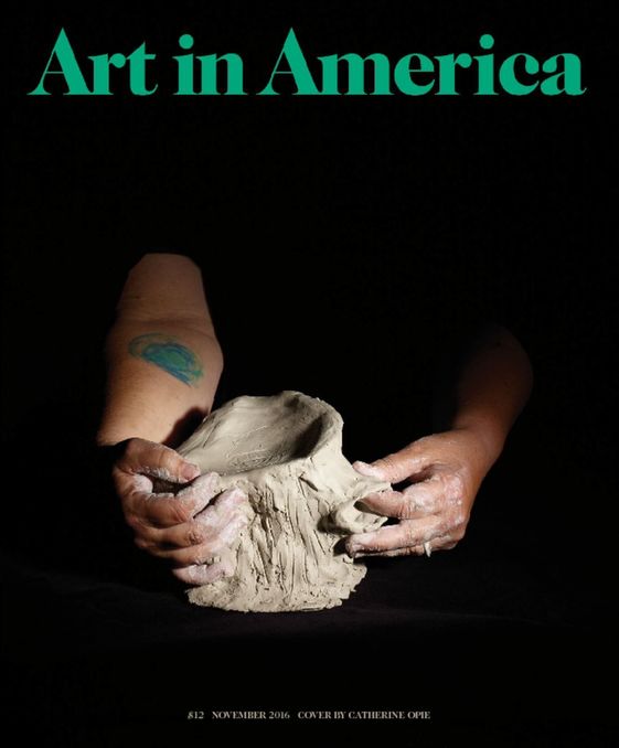 Art-In-America November 01, 2016 Issue Cover