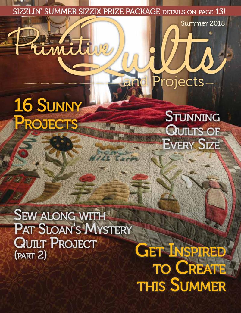 Primitive-Quilts-and-Projects June 01, 2018 Issue Cover