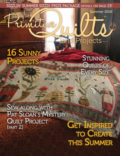 Primitive Quilts & Projects June 01, 2018 Issue Cover