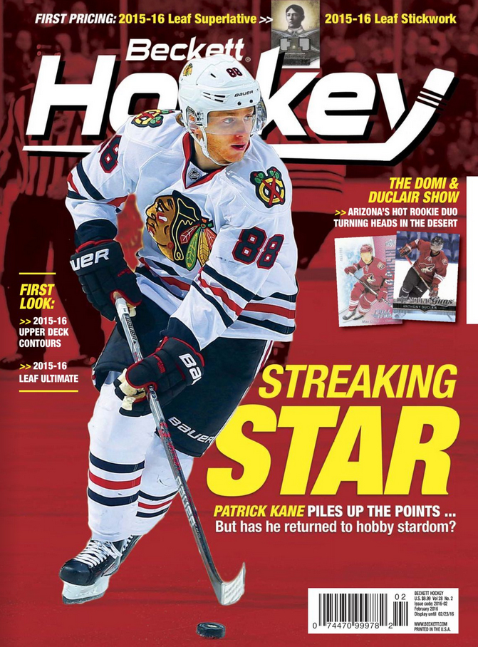 Beckett-Hockey February 01, 2016 Issue Cover
