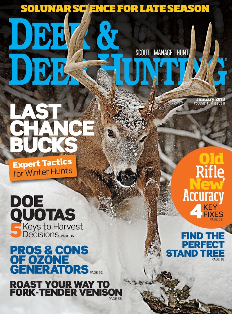 Deer-and-Deer-Hunting January 01, 2018 Issue Cover