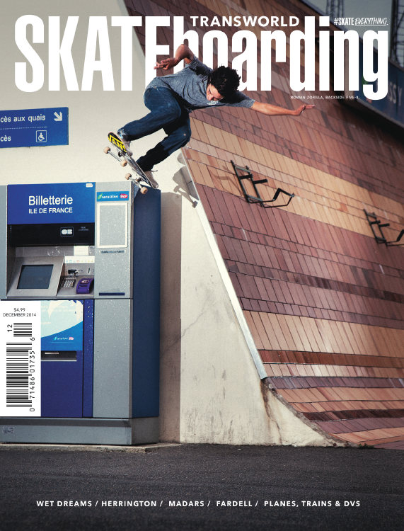 Transworld-SKATEboarding December 01, 2014 Issue Cover