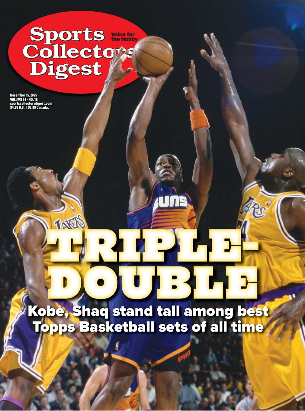 Sports Collectors Digest December 15, 2025 Issue Cover