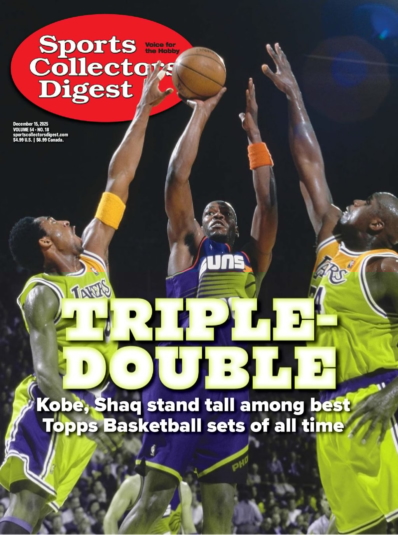Sports Collectors Digest December 15, 2025 Issue Cover